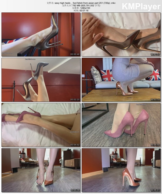 Sexy High Heels _ Foot Fetish from ASIAN Part 251[mp4/782M]